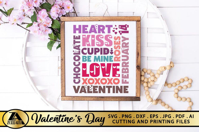 Valentine Sign SVG Valentine Subway Art SVG Valentines SVG SVG zoellartz 