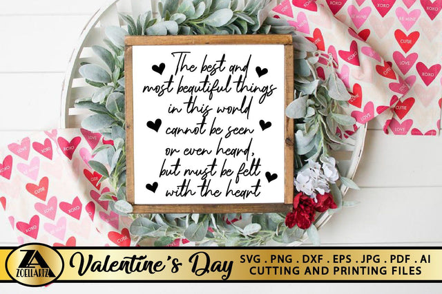 Valentine Sign SVG Valentines SVG Love Quote SVG Cut File SVG zoellartz 