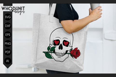 Valentine Skeleton SVG Bundle | Skulls cut file | Ribcage SVG Whodunit Designs 