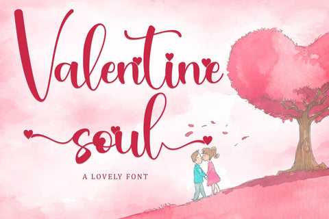 Valentine Soul Font Sakha Design Studio 