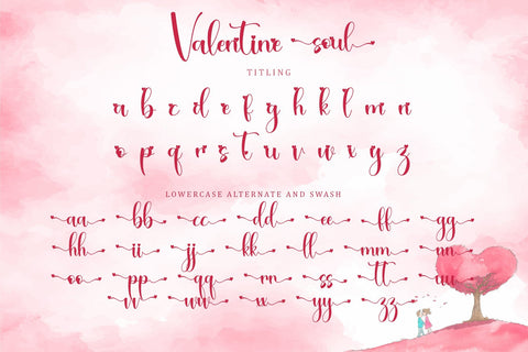 Valentine Soul Font Sakha Design Studio 