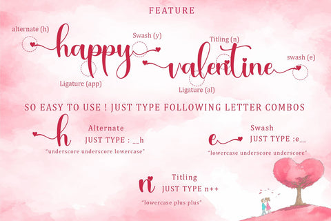 Valentine Soul Font Sakha Design Studio 