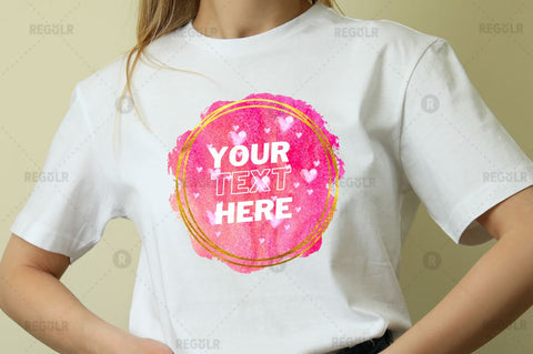 Valentine Splashes with hearts and lips background Sublimation Bundle Sublimation Regulrcrative 