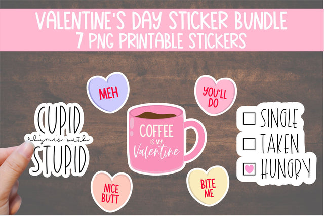 Valentine Sticker Bundle Sublimation DIYxe Designs 