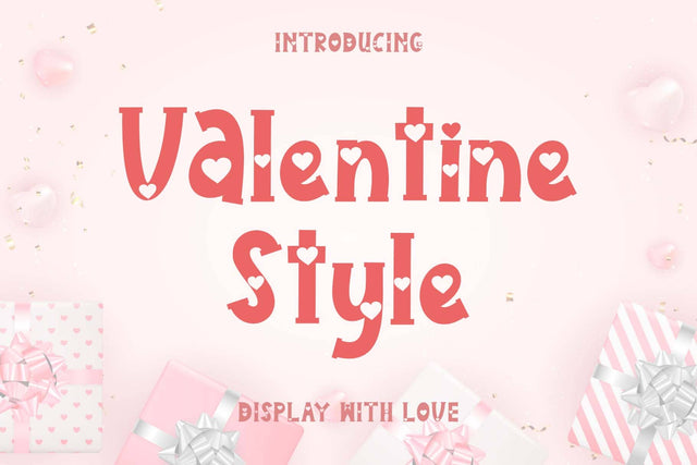 Valentine Style Font Prasetya Letter 