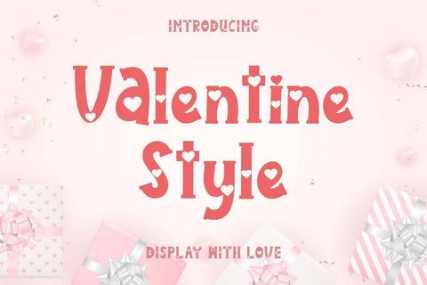 Valentine Style Font Prasetya Letter 