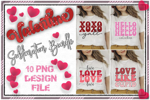 Valentine Sublimation Bundle Sublimation Creativeart88 