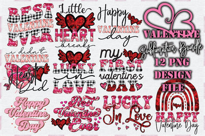 Valentine Sublimation Bundle Sublimation Creativeart88 