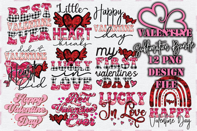 Valentine Sublimation Bundle Sublimation Creativeart88 