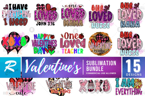 Valentine Sublimation Bundle Sublimation Regulrcrative 