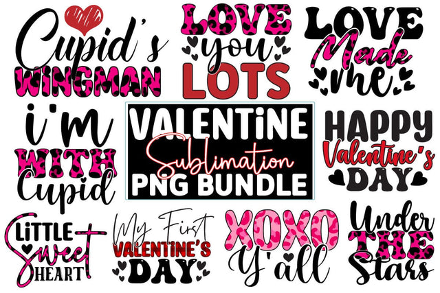 Valentine Sublimation Design Bundle SVG CraftingStudio 