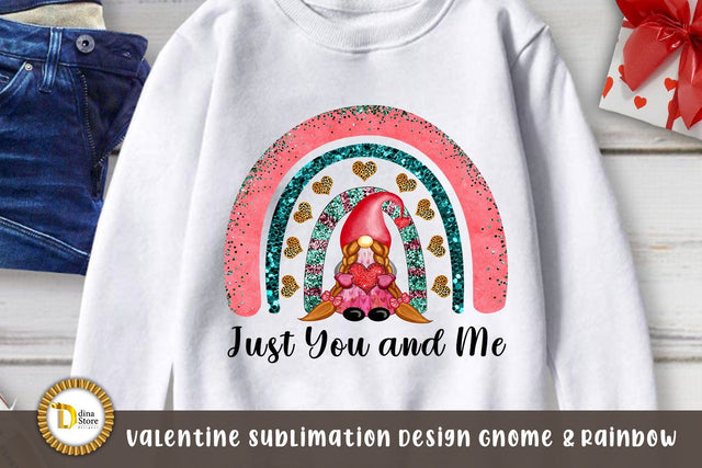 Valentine Sublimation Design rainbow & Gnome Sublimation Dina.store4art 