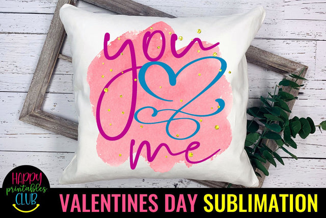 Valentine Sublimation- Valentines Day PNG- You and Me Sublimation Happy Printables Club 