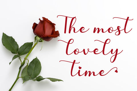 Valentine Surprise Font AEN Creative Store 