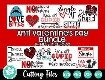 Valentine SVG Bundle | Anti Valentine SVG Bundle SVG TrueNorthImagesCA 