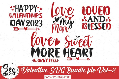 Valentine SVG Bundle file Vol-2 SVG Svgcraft 