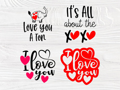 Valentine SVG Bundle | Funny Valentines Quotes Svg | Valentines Signs | Svg Files for Cricut | Valentines Cut Files | Hearts Silhouette SVG TonisArtStudio 