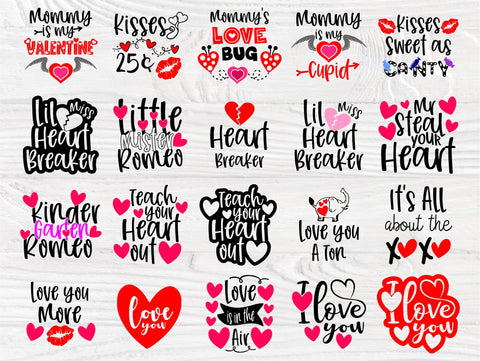 Valentine SVG Bundle | Funny Valentines Quotes Svg | Valentines Signs | Svg Files for Cricut | Valentines Cut Files | Hearts Silhouette SVG TonisArtStudio 