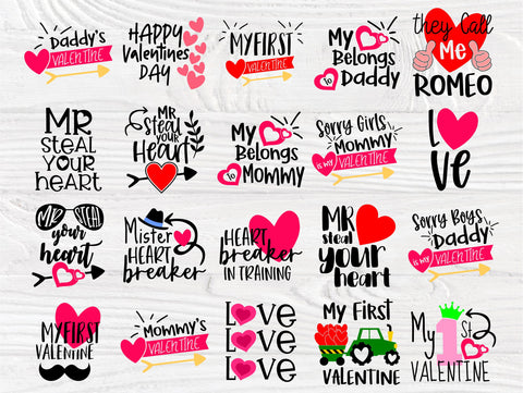 Valentine SVG Bundle | Kids Valentines Day | Love Svg | My First Valentine | Cut Files for Crafters | Valentine's Cricut files | Heart Svg SVG TonisArtStudio 