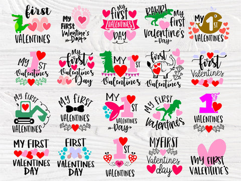 Valentine SVG Bundle | Kids Valentines Day | Love Svg | My First Valentine | Cut Files for Crafters | Valentine's Cricut files | Heart Svg SVG TonisArtStudio 