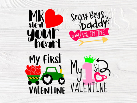 Valentine SVG Bundle | Kids Valentines Day | Love Svg | My First Valentine | Cut Files for Crafters | Valentine's Cricut files | Heart Svg SVG TonisArtStudio 