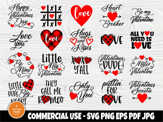 Valentine SVG Bundle | Kids Valentines Day | Love Svg | Valentines cut files | Cut Files for Crafters | Valentine's Cricut files | Heart Svg SVG TonisArtStudio 