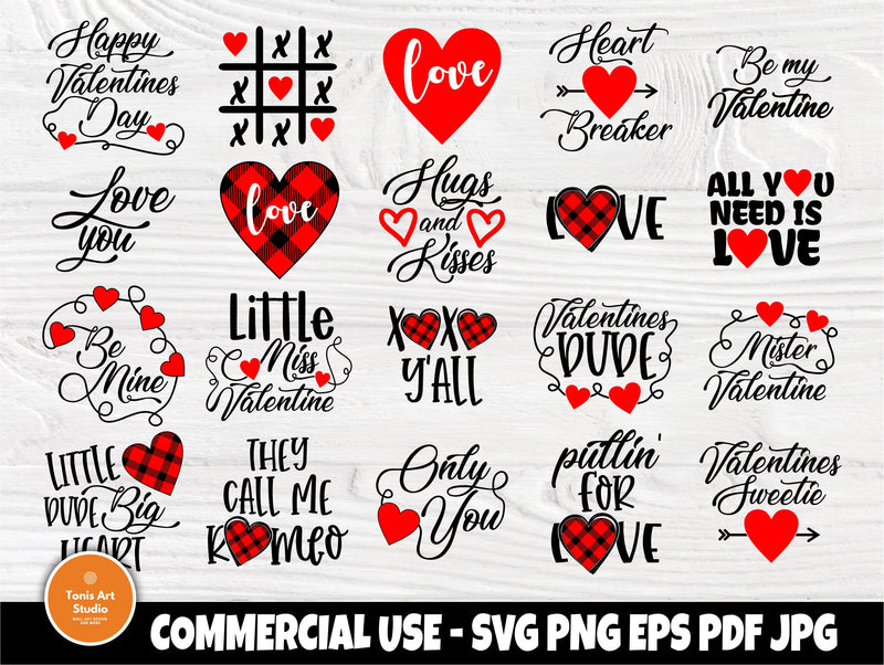 Valentine SVG Bundle | Kids Valentines Day | Love Svg | Valentines cut files | Cut Files for Crafters | Valentine's Cricut files | Heart Svg SVG TonisArtStudio 