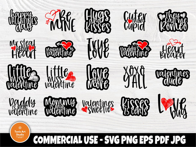 Valentine SVG Bundle | Kids Valentines Day | Love Svg | Valentines cut files | Cut Files for Crafters | Valentine's Cricut files | Heart Svg SVG TonisArtStudio 