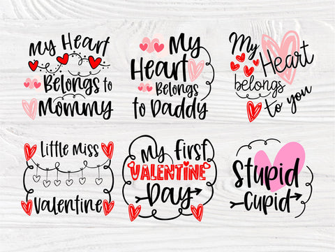 Valentine SVG Bundle | Kids Valentines Svg | Valentines Signs | Svg Files for Cricut | Valentines Cut Files | Love Svg | Svg Designs SVG TonisArtStudio 