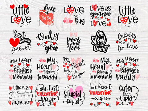 Valentine SVG Bundle | Kids Valentines Svg | Valentines Signs | Svg Files for Cricut | Valentines Cut Files | Love Svg | Svg Designs SVG TonisArtStudio 