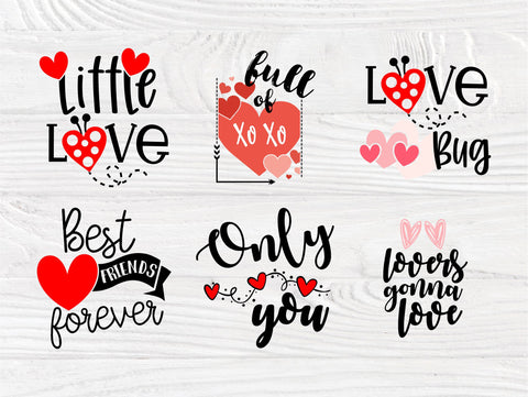 Valentine SVG Bundle | Kids Valentines Svg | Valentines Signs | Svg Files for Cricut | Valentines Cut Files | Love Svg | Svg Designs SVG TonisArtStudio 