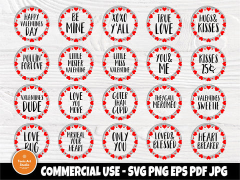 Valentine SVG Bundle, Love Svg Cut Files SVG TonisArtStudio 