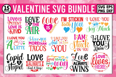 Valentine SVG Bundle SVG Ariyan 