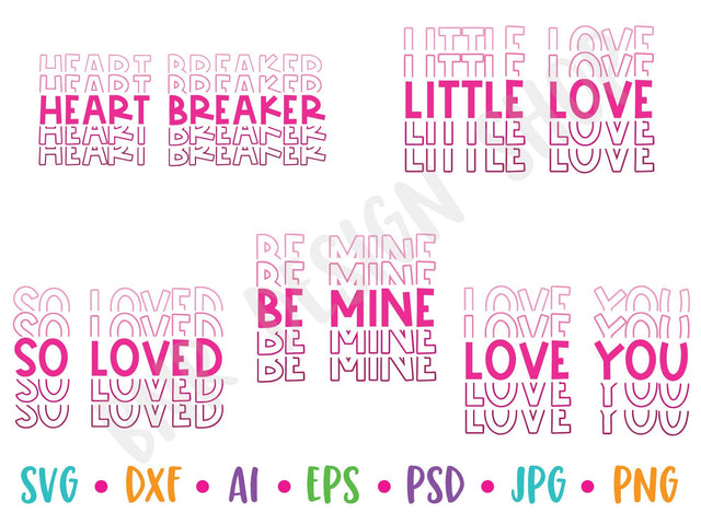 Valentine SVG Bundle SVG BNRDesignShop