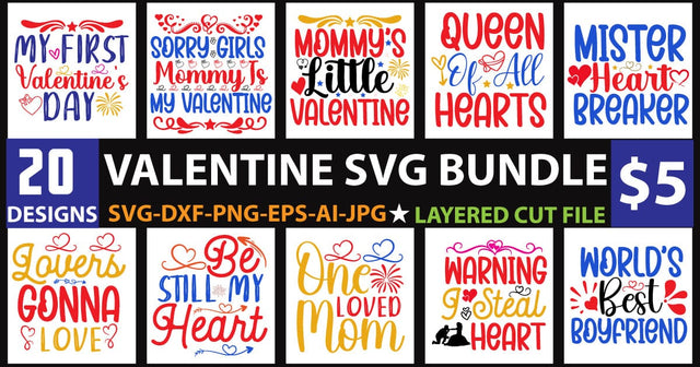 Valentine svg bundle SVG Newmockups 