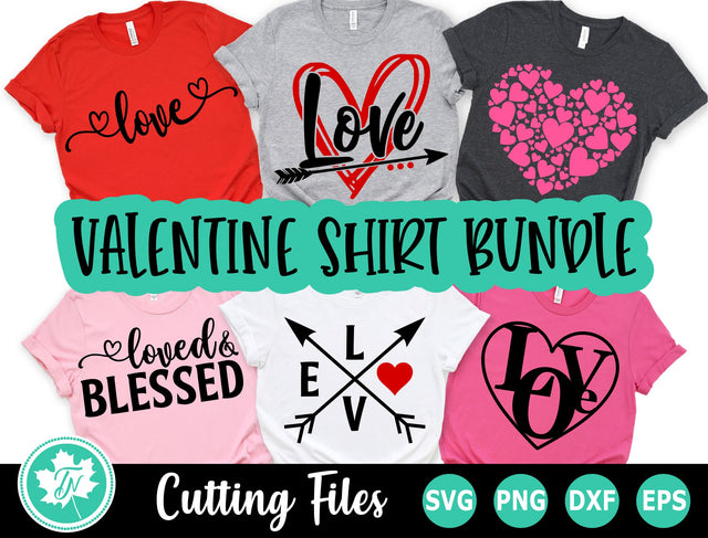 Valentine SVG Bundle SVG | Valentines Day SVG | Valentine Shirt SVG TrueNorthImagesCA 