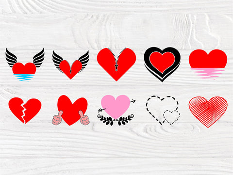 Valentine SVG Bundle | Valentine svg | 50 Shirt Designs | Valentines svg | Valentine's Day | Love svg | Svg Cricut| Silhouette Cut Files SVG TonisArtStudio 