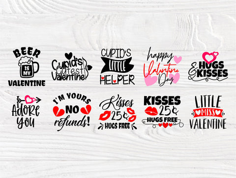 Valentine SVG Bundle | Valentine svg | 50 Shirt Designs | Valentines svg | Valentine's Day svg | Love svg Bundle | Cricut, Silhouette files SVG TonisArtStudio 