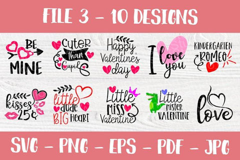Valentine SVG Bundle | Valentine svg | 50 Shirt Designs | Valentines svg | Valentine's Day svg | Love svg Bundle | Cricut, Silhouette files SVG TonisArtStudio 