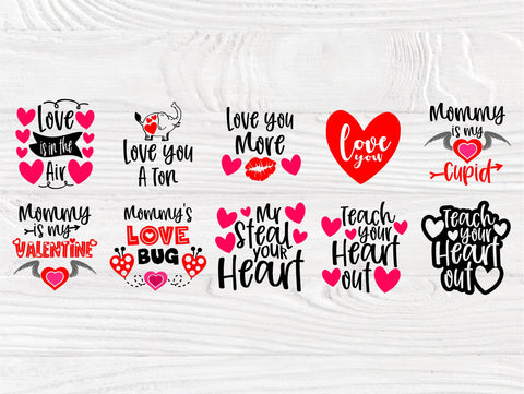 Valentine SVG Bundle | Valentine svg | 50 Shirt Designs | Valentines svg | Valentine's Day svg | Love svg Bundle | Cricut, Silhouette files SVG TonisArtStudio 