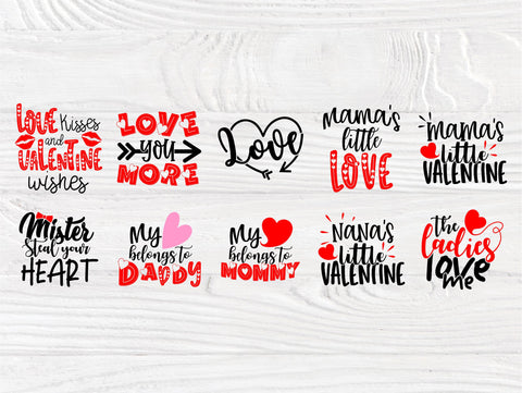 Valentine SVG Bundle | Valentine svg | 50 Shirt Designs | Valentines svg | Valentine's Day svg | Love svg Bundle | Cricut, Silhouette files SVG TonisArtStudio 
