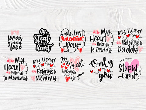 Valentine SVG Bundle | Valentine svg | 50 Shirt Designs | Valentines svg | Valentine's Day svg | Love svg Bundle | Cricut, Silhouette files SVG TonisArtStudio 