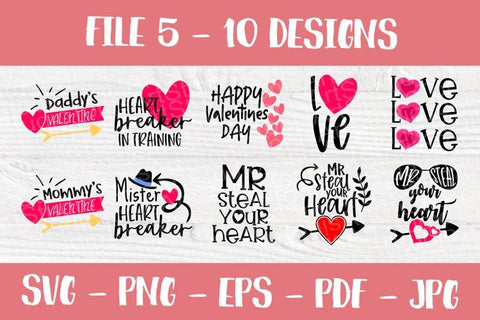 Valentine SVG Bundle | Valentine svg | 50 Shirt Designs | Valentines svg | Valentine's Day svg | Love svg Bundle | Cricut, Silhouette files SVG TonisArtStudio 