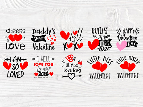 Valentine SVG Bundle | Valentine svg | 50 Shirt Designs | Valentines svg | Valentine's Day svg | Love svg Bundle | Cricut, Silhouette files SVG TonisArtStudio 