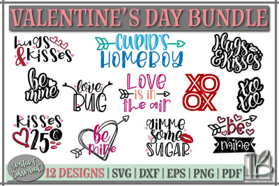 Valentine SVG Bundle, Valentine SVG Files SVG TB Designs 