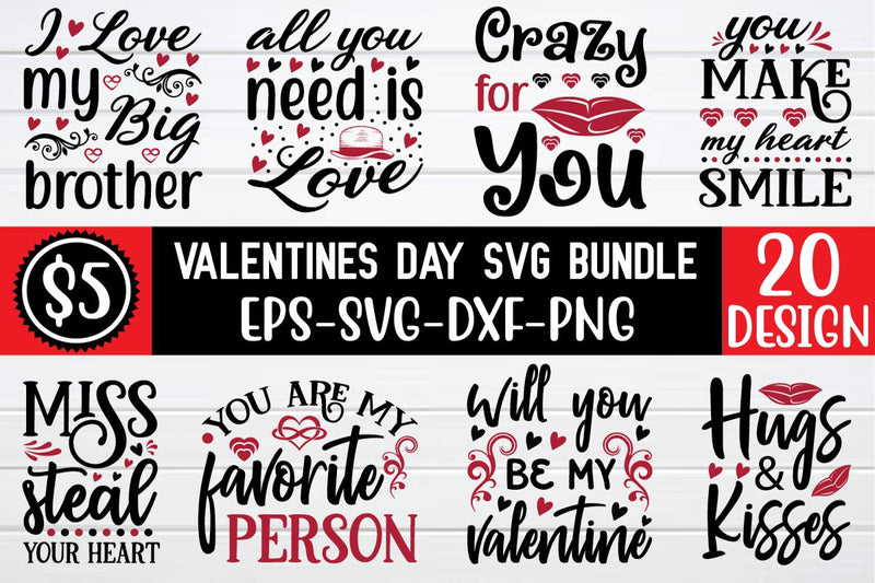 valentine svg bundle vol 1 SVG buydesign 