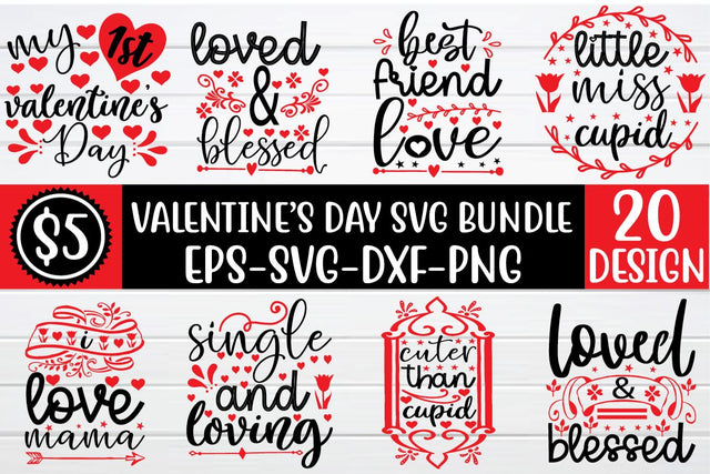 valentine svg bundle vol 5 SVG buydesign 