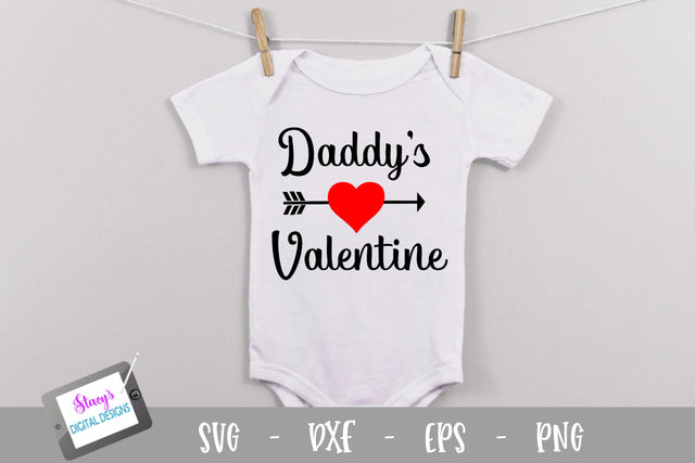 Valentine SVG - Daddy's Valentine SVG SVG Stacy's Digital Designs 
