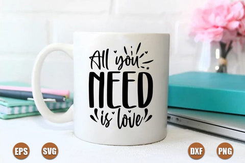 valentine SVG Design, All you need is love SVG FiveStarCrafting 