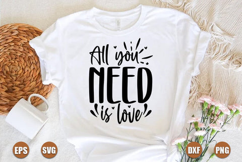 valentine SVG Design, All you need is love SVG FiveStarCrafting 